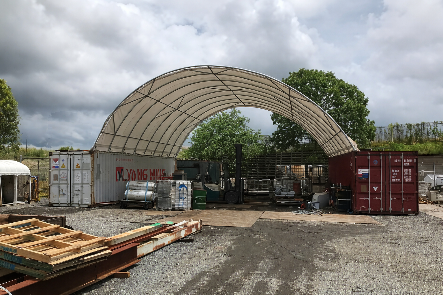 Container Shelter Structure